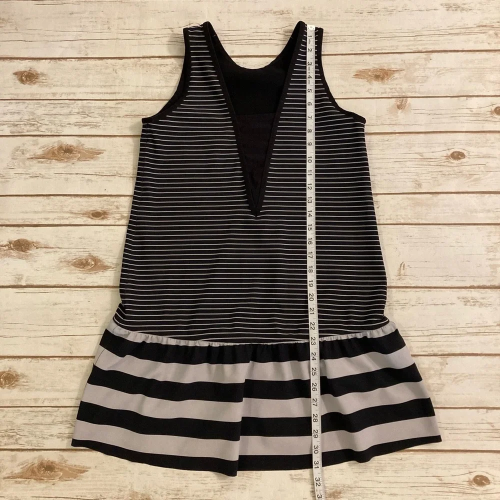 Rare Lululemon Both Ways Dress Parallel Stripe / Black 4-6